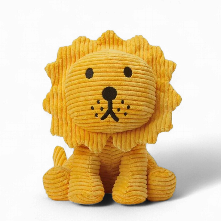 Miffy Lion ECO Corduroy Yellow - 17 cm - 7"