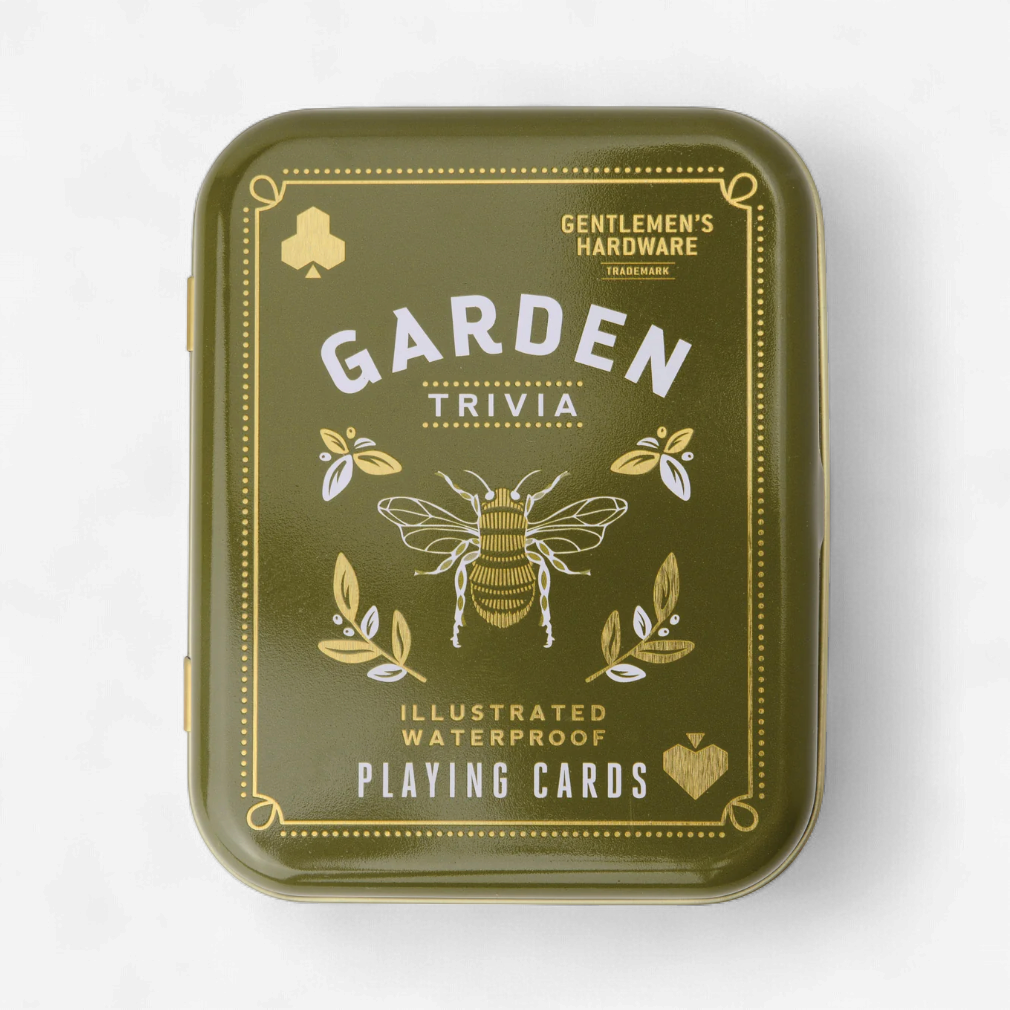 Gentleman's Hardware: Waterproof Playing Cards - Garden Trivia