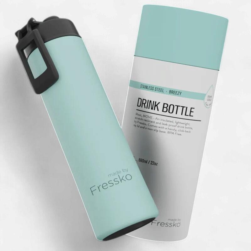 Fressko: Move Drink Bottle 660ml - Breezy