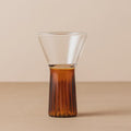 Saarde: Kairos Wine Glass | Clear/Dark Amber