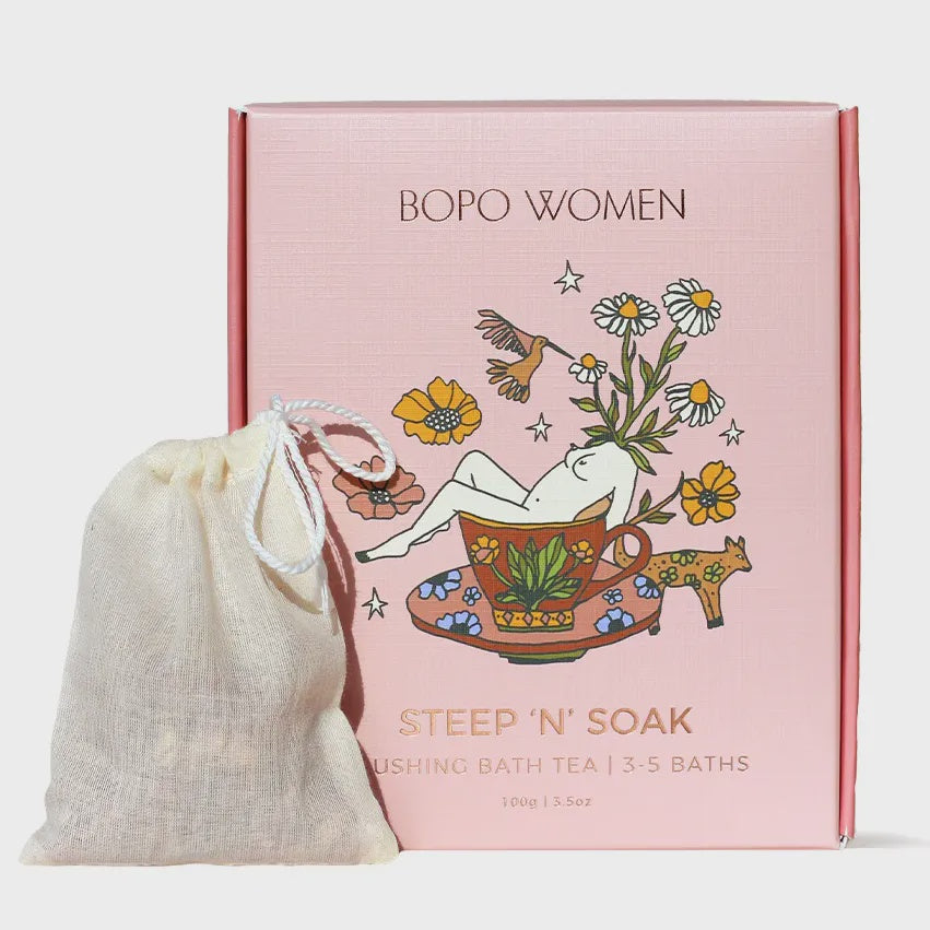 Bopo Women: Steep 'N' Soak Blushing Bath Tea