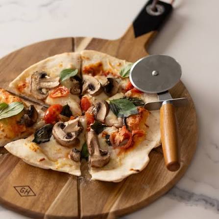 Gentlemen's Hardware: Slice of Life - Pizza Cutter & Serving Board