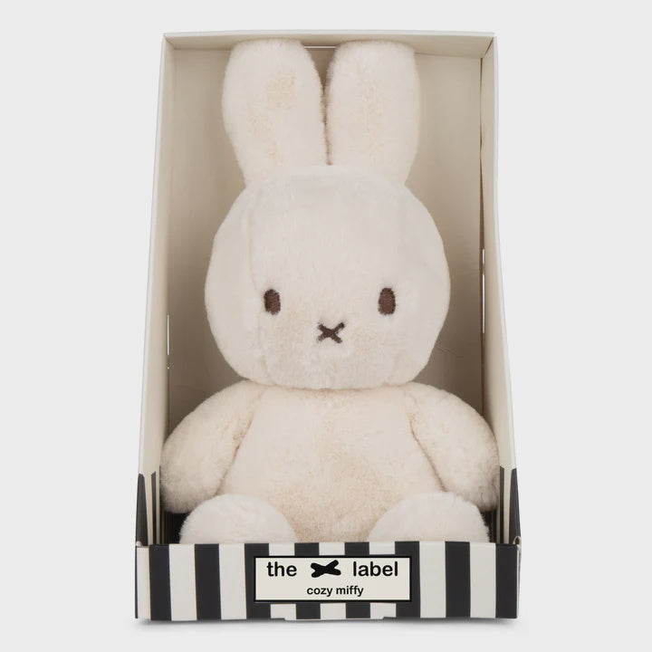 Cozy Miffy Sitting Cream in giftbox - 23 cm - 9"