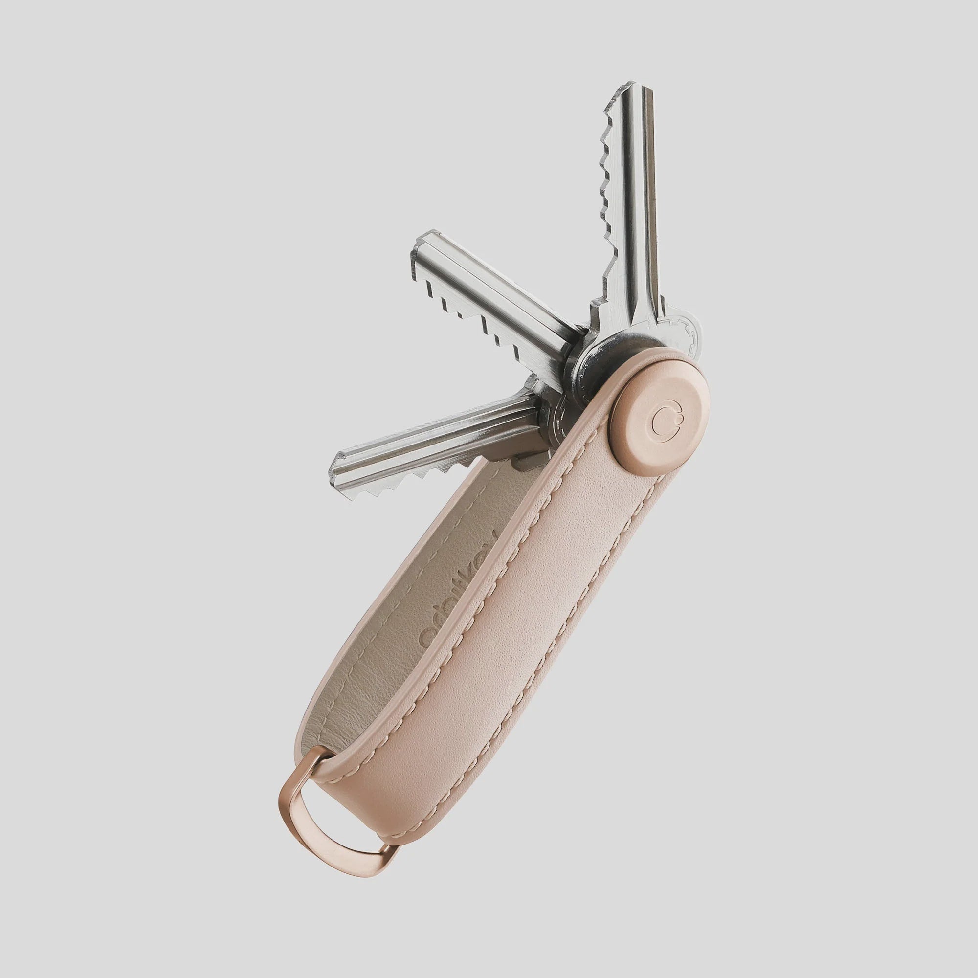 Orbitkey: Leather - Blush/Blush