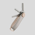 Orbitkey: Leather - Stone/ Grey