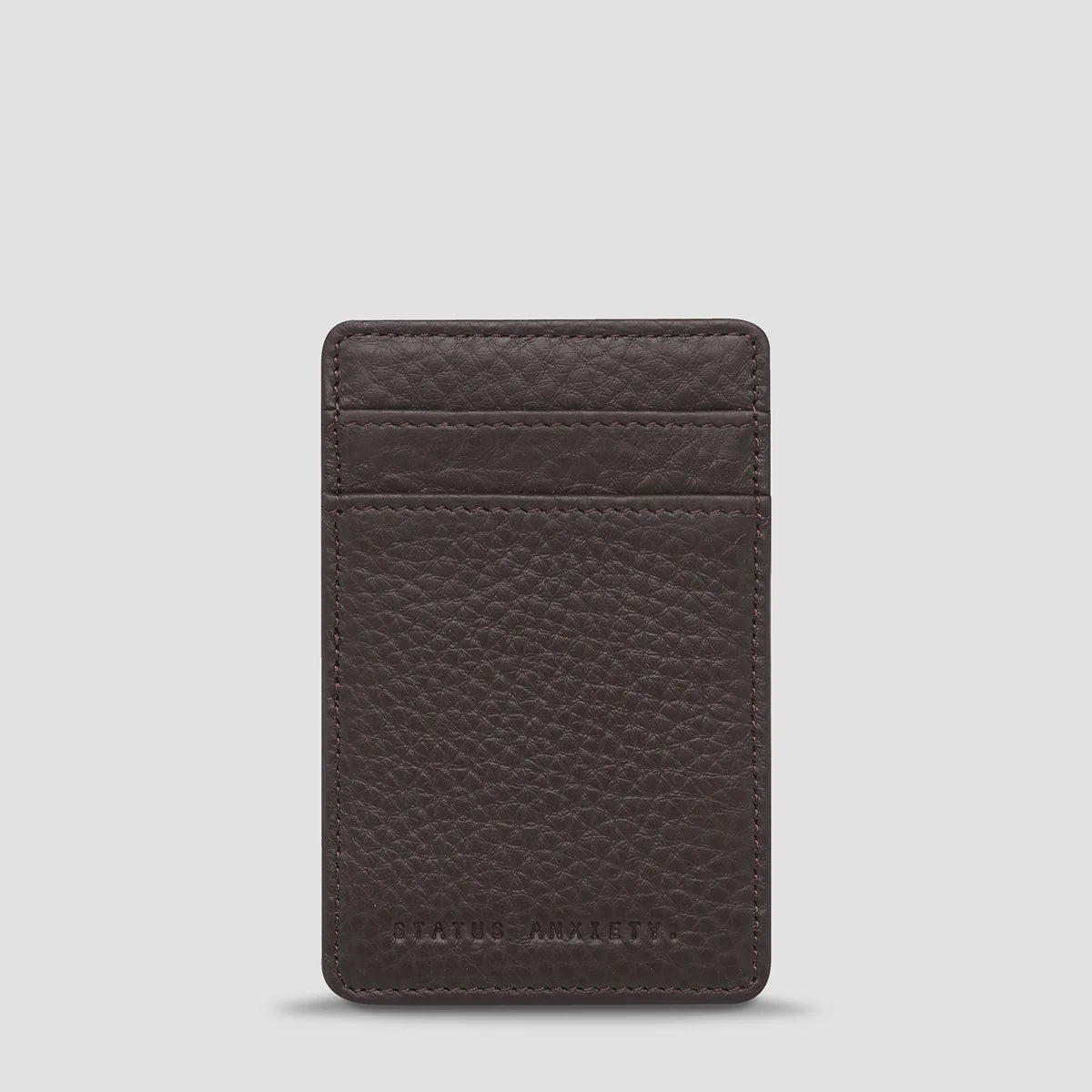 Status Anxiety: Flip Wallet - Chocolate