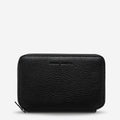 Status Anxiety: Nowhere To Be Found Passport Wallet - Black